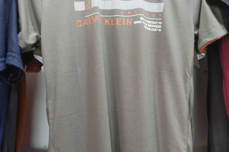 Men Grey Printed T Shirt by Kragnify