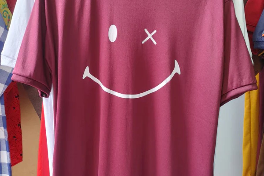 Men Smiley Design High Quality T Shirt by Kragnify