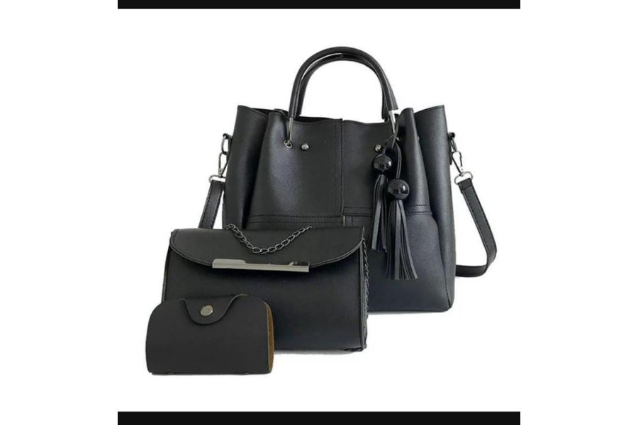 3 in1 Women Leather BAG (Shoulder Bag, Cross Body &amp; Pouch 3 in 1 )