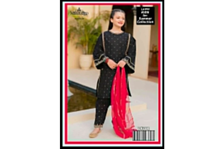 KIDS 3 Piece LAWN BY MARIA B Unstitched