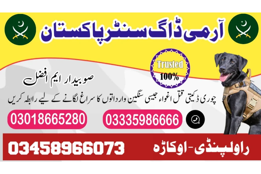 Army Dog Center Hyderabad 03009780927