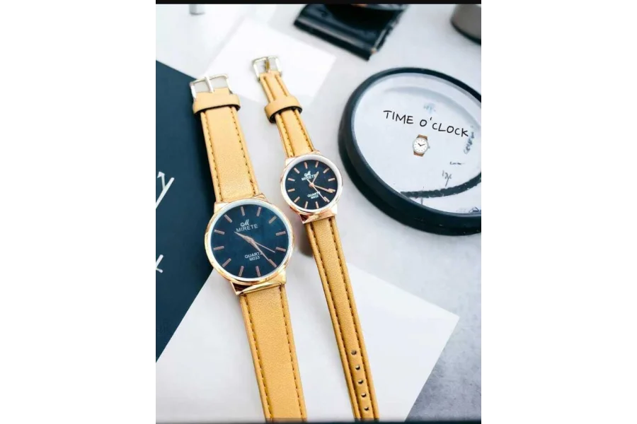 Quartz Couple Matching Watches ( 2 in 1) Women + Men (2 Watches)