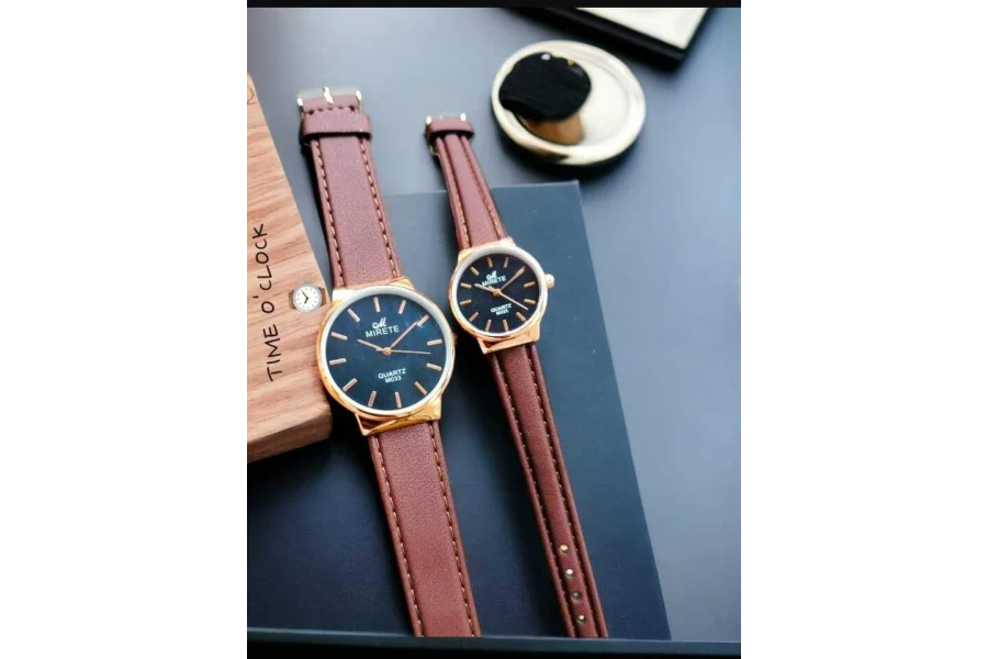 Quartz Couple Matching Watch ( 2 in 1 ) Women + Men-- 2 Watches