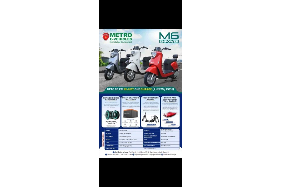 METRO YADEA M6 E-VEHICLE