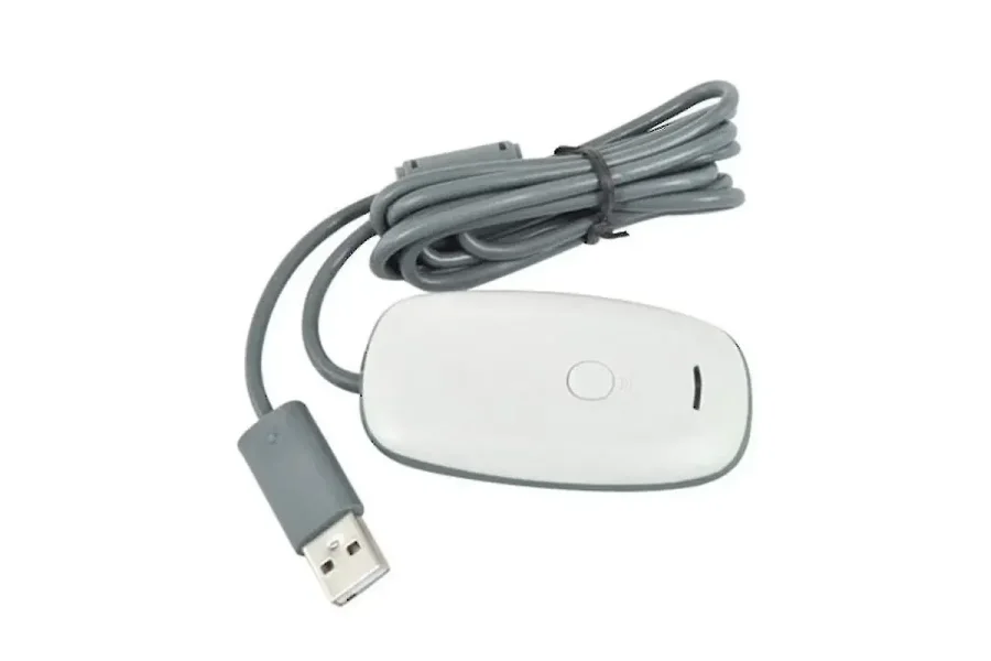 Xbox 360 Special Edition White Wireless Controller With Dongle