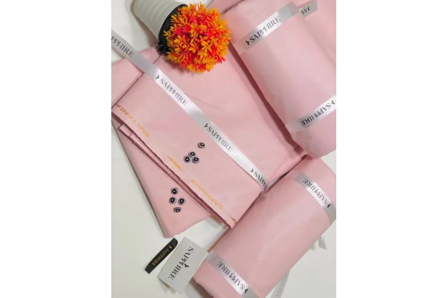 Sapphire Khaddar Unstitched-Light Pink
