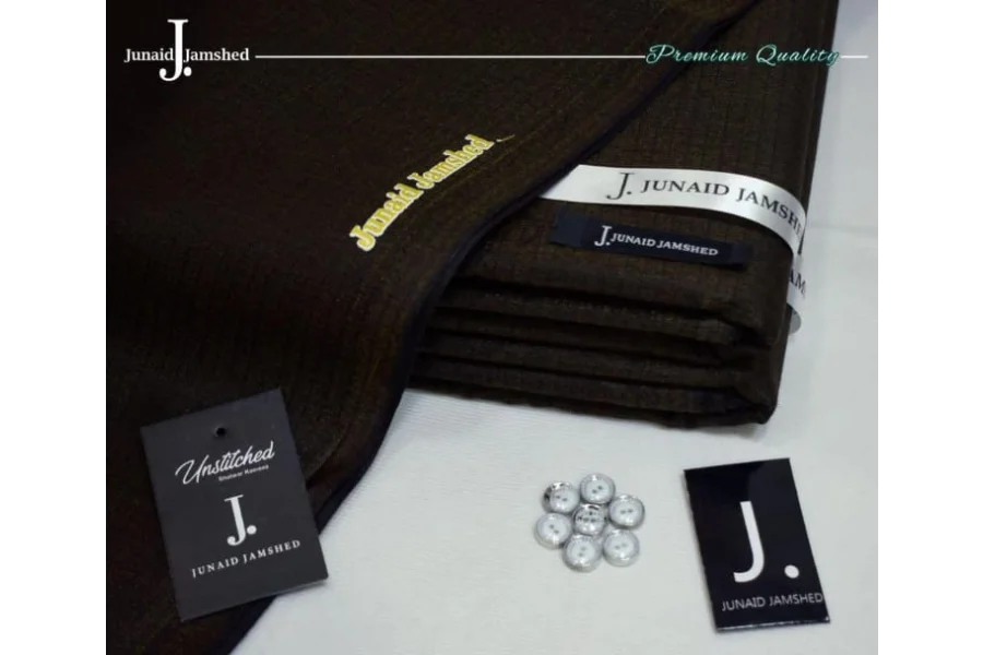J. Khaddar Unstitched-Dark Brown