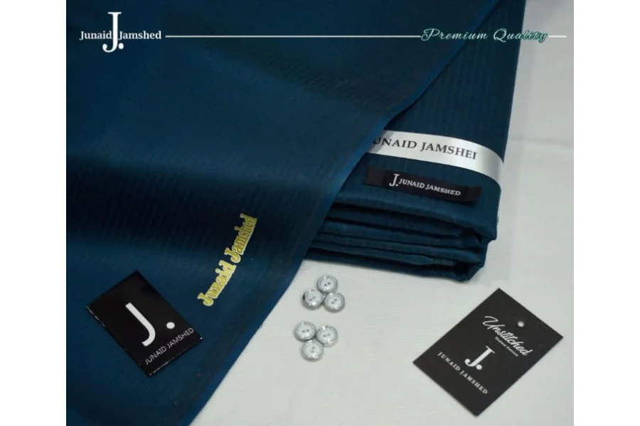 J. Khaddar Unstitched - Dark Blue