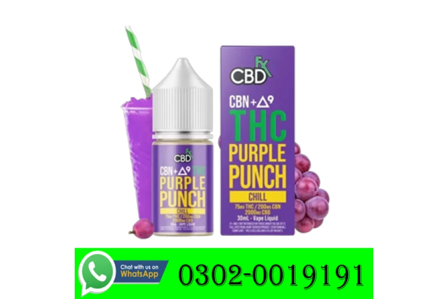 THC Vape Juice Purple Punch In Pakistan / 03020019191