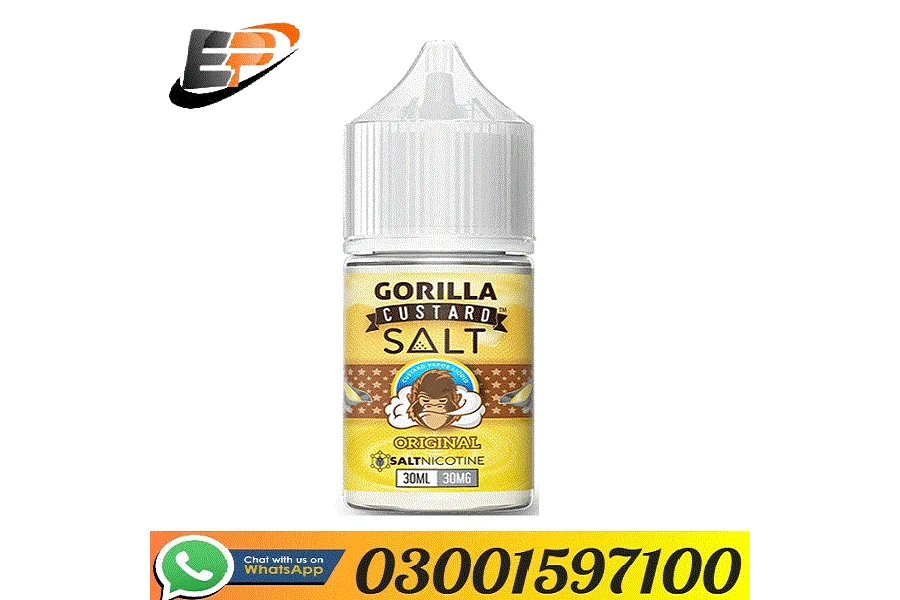GORILLA CUSTARD Salt Nicotine 30ml Vape Juice In Pakistan - 0300159710