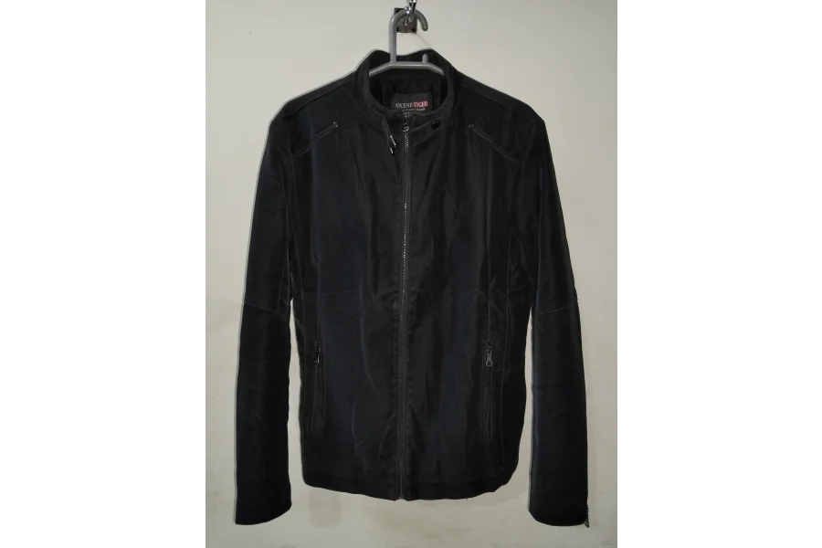 Velvet black jacket large size