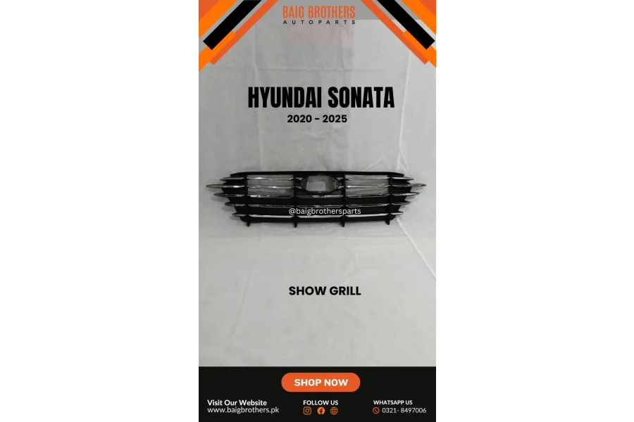 ہنڈائی سوناٹا ڈور ریڈی ایٹر شو گرل بونٹ بمپر فینڈر ہیڈلائٹ