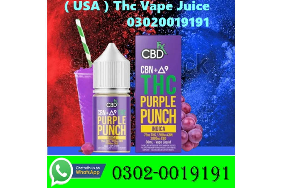 THC VAPE JUICE PURPLE PUNCH IN Quetta	| 03020019191