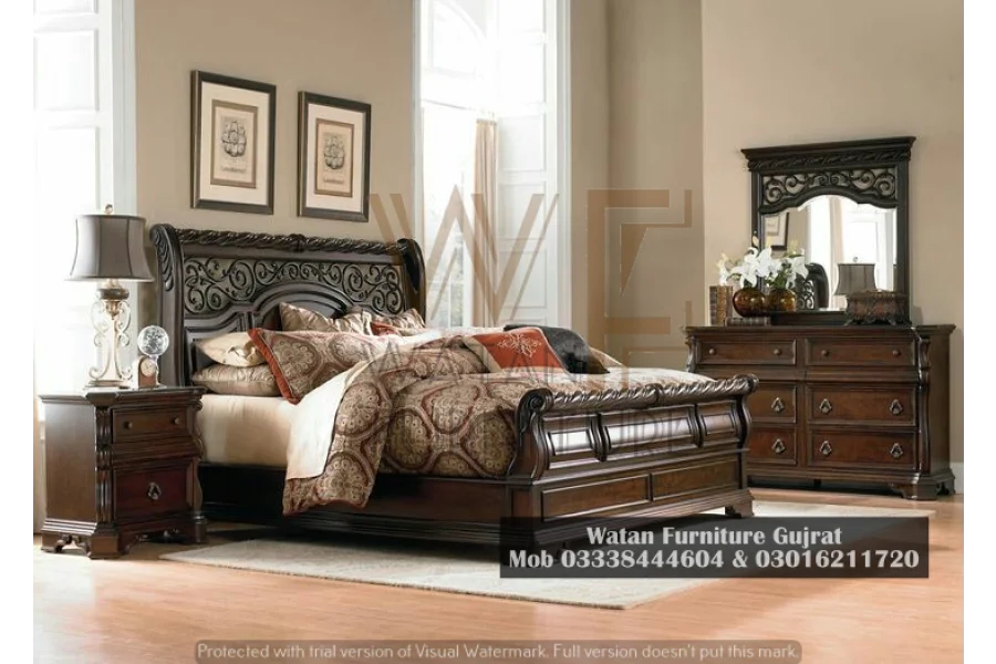 Bedroom Set - Solid Wood