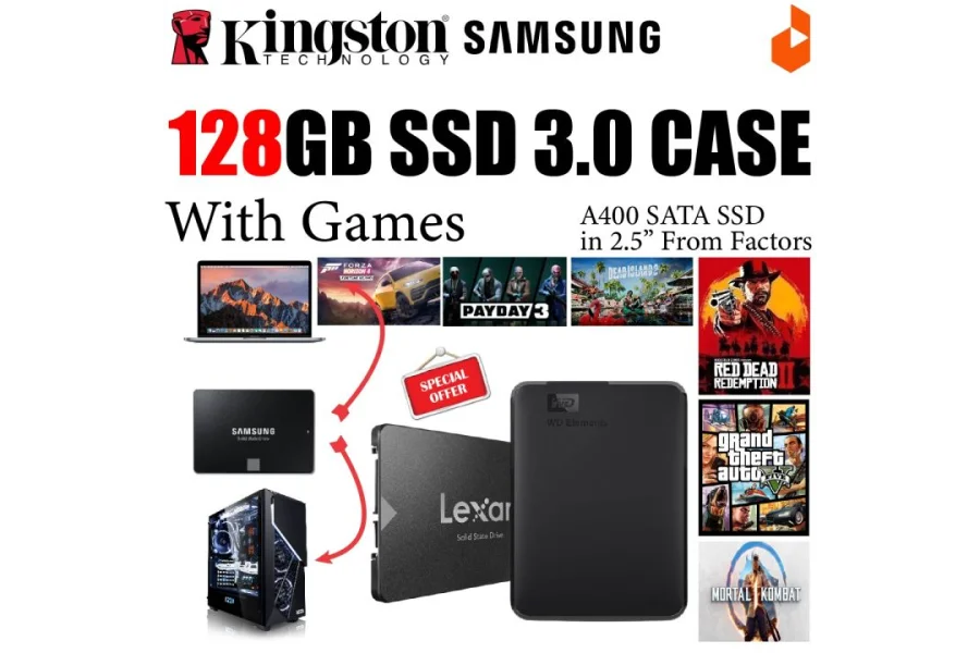 ssd with games and win 11 pro