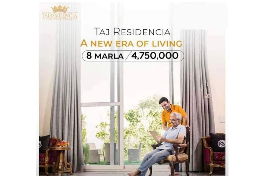 8 Marla Plot in Taj Residencia
