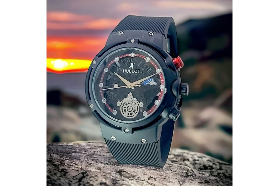 AA1 Hublot Watches | Stylish Watch with Silicone Strap for Boys