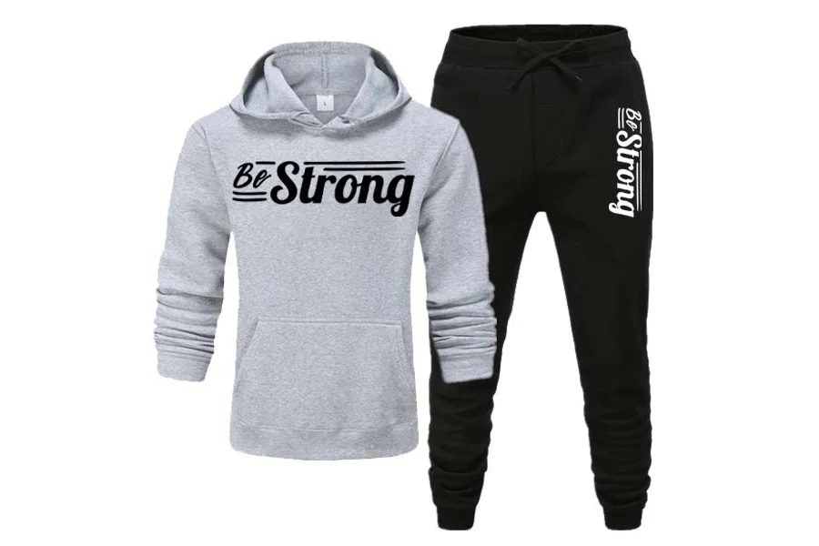 Be Strong Style Printed Winter Hoodie & Trouser Tracksuit for Men – Bo