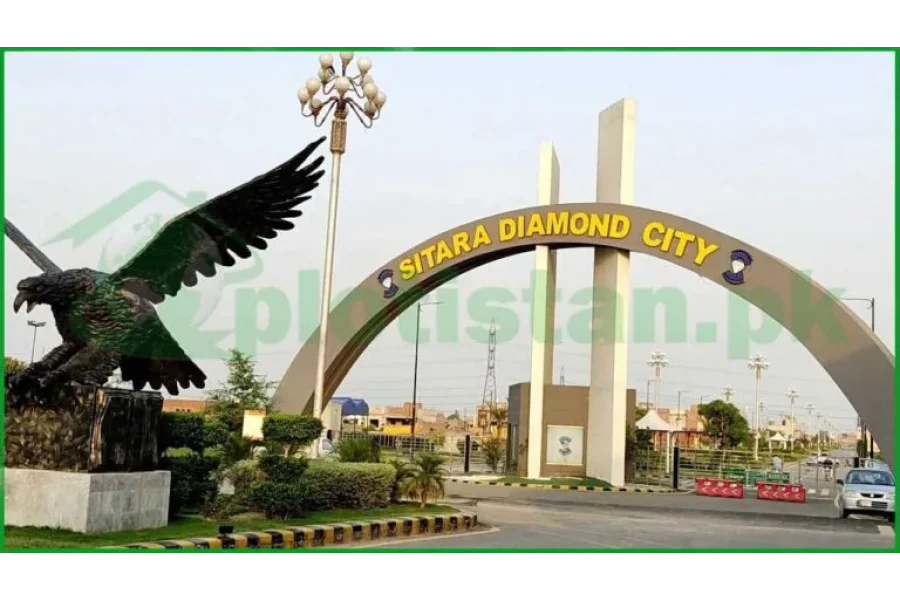4 Marla Plot for Sale at Sitara Diamond City Faisalabad