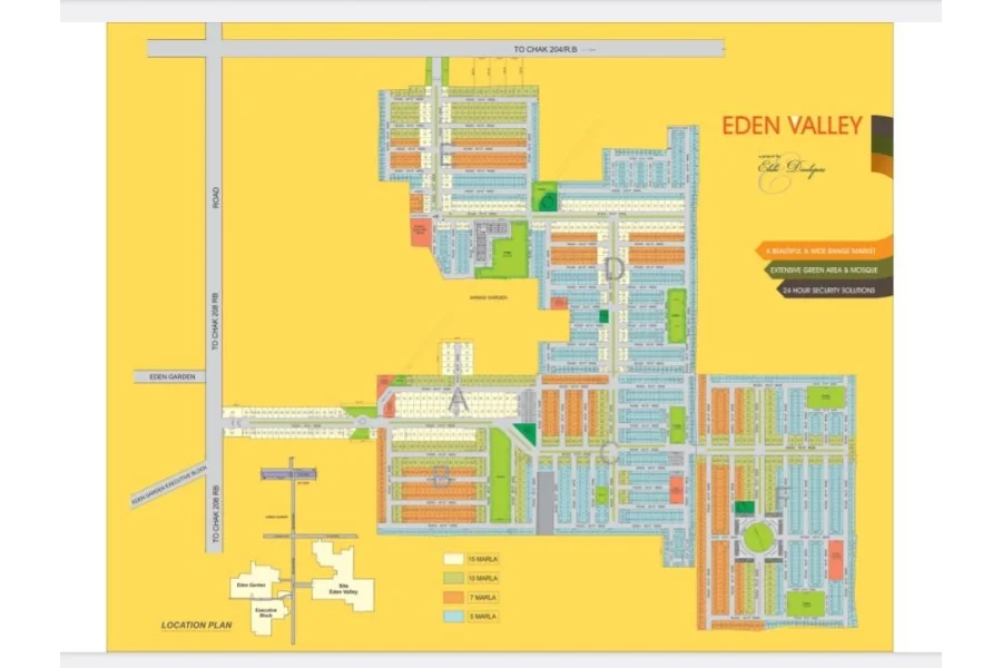 ایڈن ویلی میں 10.4 مرلہ پلاٹ برائے فروخت