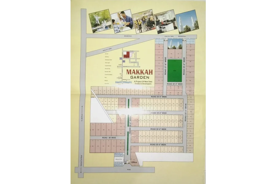 مکہ گارڈن فیصل آباد میں 2.5/5/6/7 مرلہ پلاٹ برائے فروخت