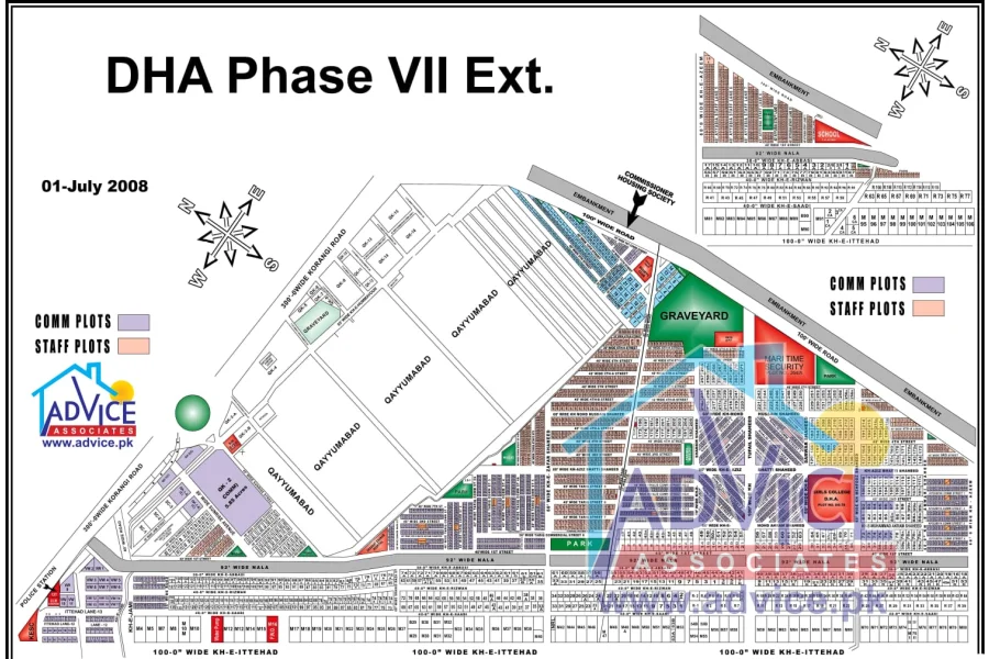 Commercial Plot for Sale in DHA Phase 7, Karachi