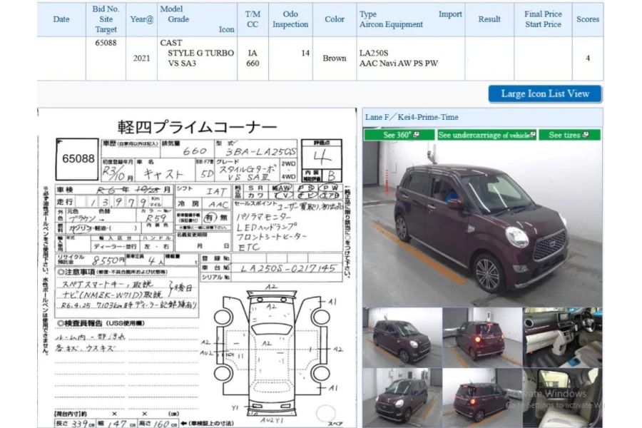 Daihatsu Cast Gsa Turbo 2021