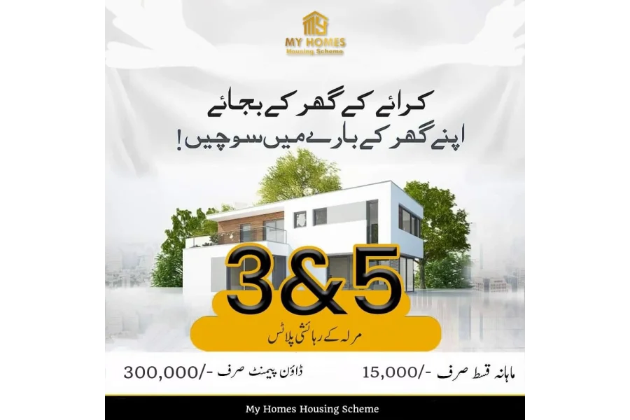 3 and 5 Marla Plots for Sale