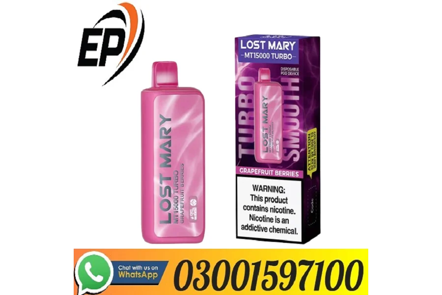Lost Mary MT15000 Turbo Disposable At Best In Pakistan 03001597100