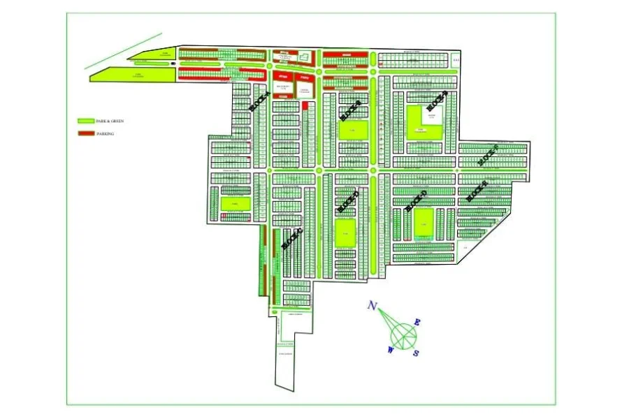 سٹی ہاؤسنگ سمندری روڈ فیصل آباد میں 10 مرلہ پلاٹ
