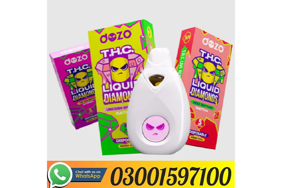 New Dozo Thc Liquid Diamonds - 5g Disposable In Karachi {03001597100