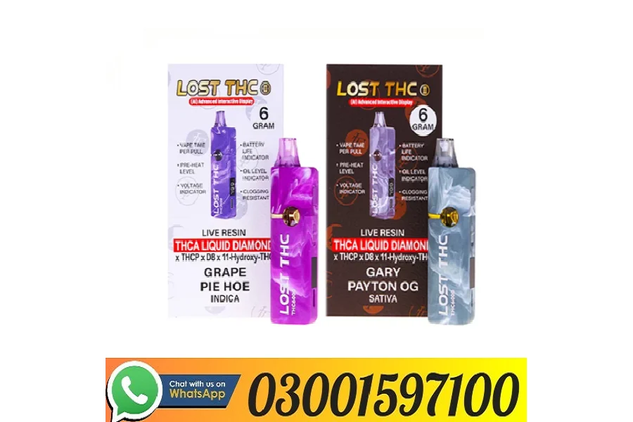 اصل گمشدہ THC THCA مائع ڈائمنڈ ڈسپوزایبل اسلام آباد 3001597100