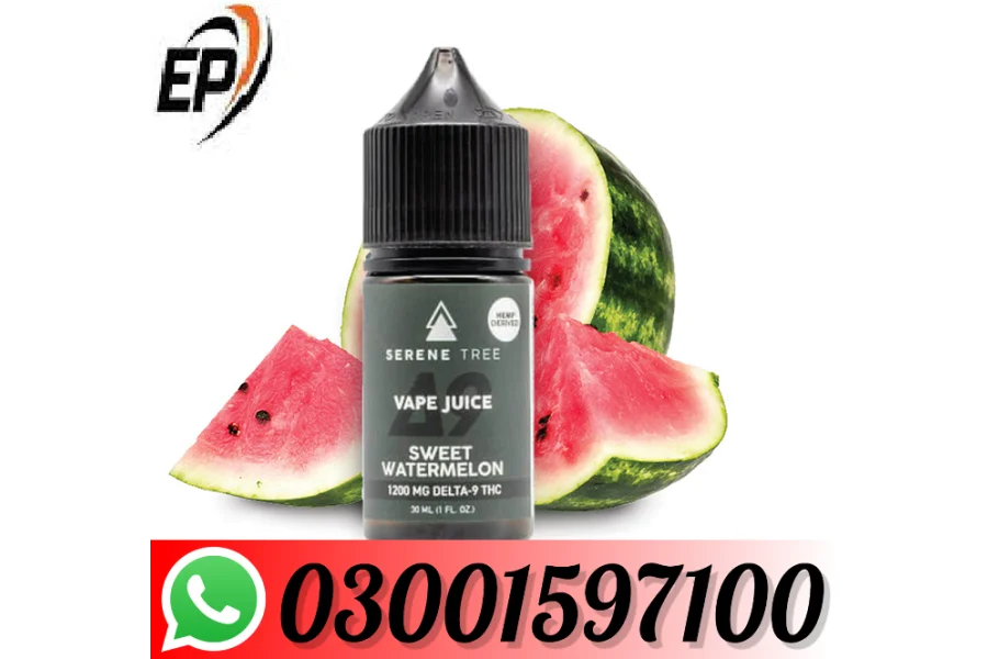 Orignal{Delta-9 THC Sweet Watermelon Vape Juice1200mg} In Karachi(0300