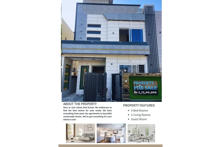 Seven Marla Houses for Sale in Central Park Housing Scheme!