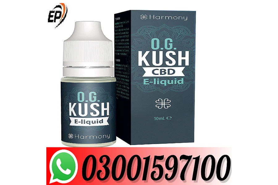 New O.G. Kush CBD e-liquid In Karachi(03001597100)