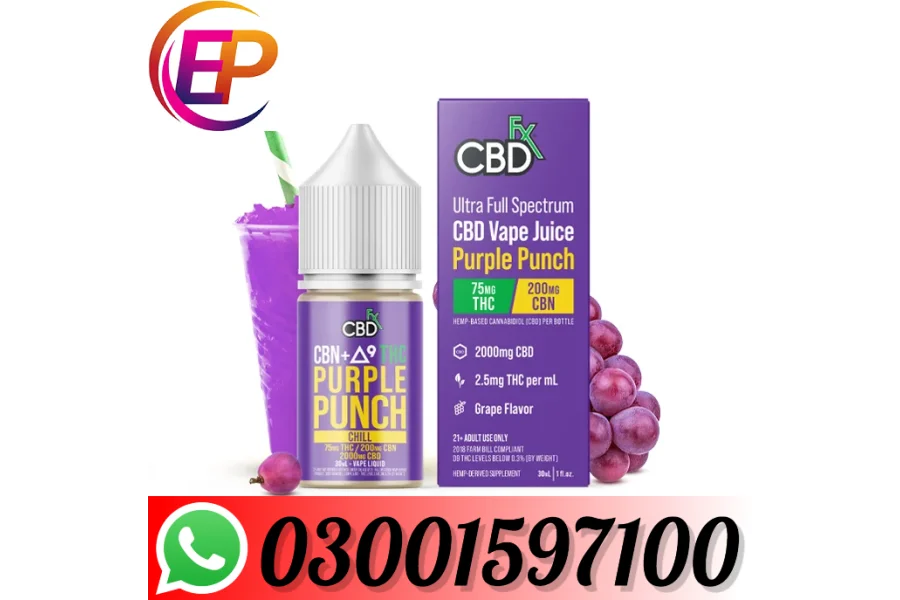 New Vape liquid THC Juice Purple Punch In Karachi(03001597100)