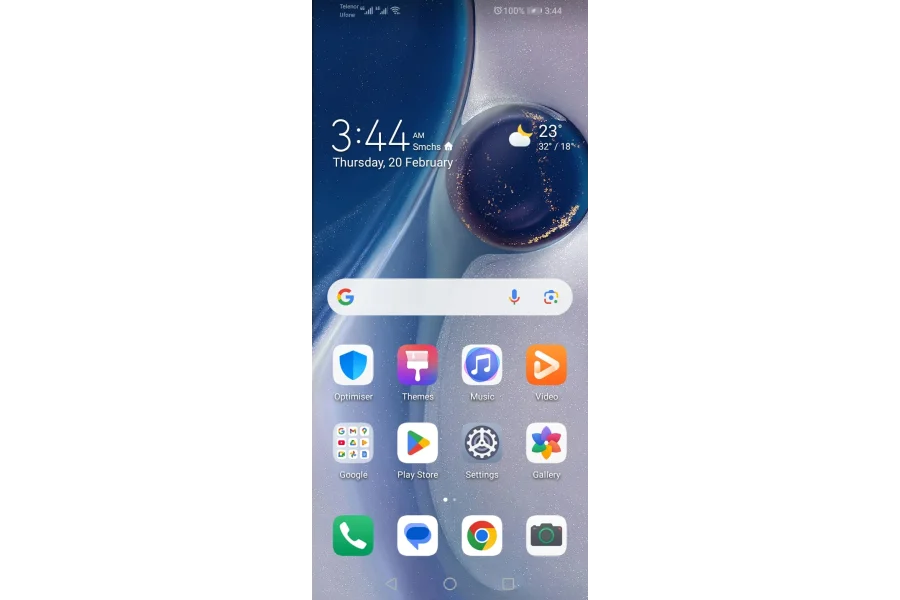 Huawie موبائل Y6s استعمال کیا گیا۔