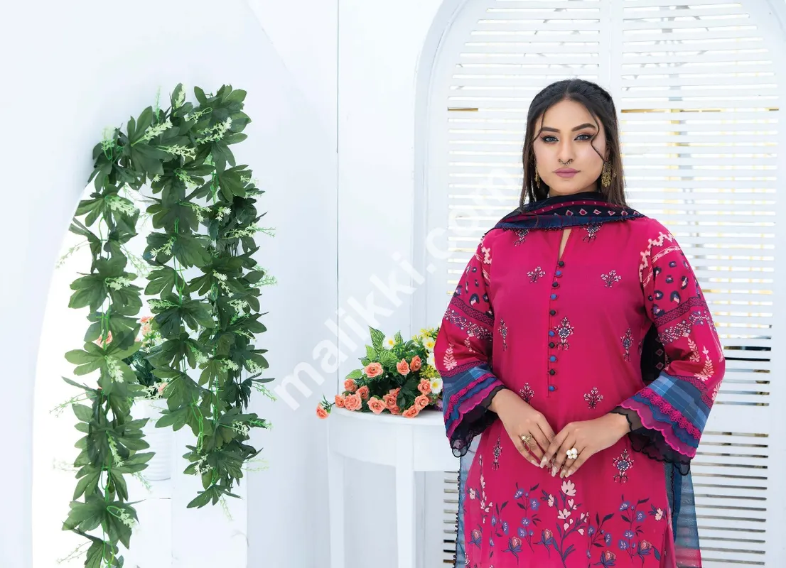 Ramsha By Palwasha - 3 PC Embroidered Unstitched Suit