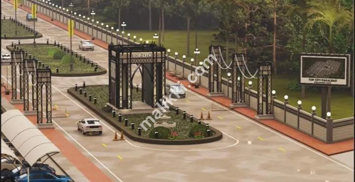 ٹاپ سٹی میں قسطوں پر 5 مرلہ پلاٹ