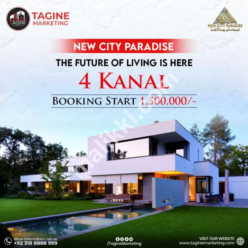 New City Paradise 4 Kanal Farm Houses