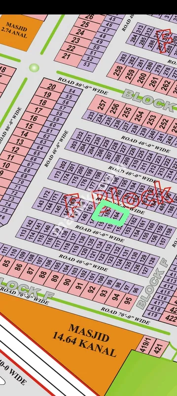 5 Marla Plot for Sale in Citi Housing Sargodha Road 