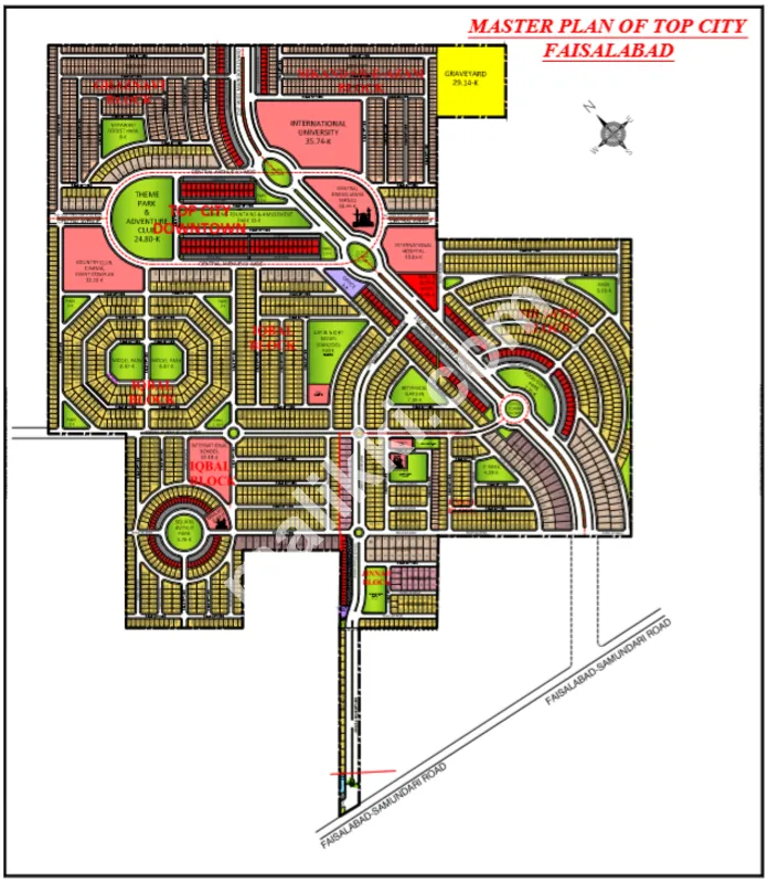 ٹاپ سٹی میں قسطوں پر 5 مرلہ پلاٹ