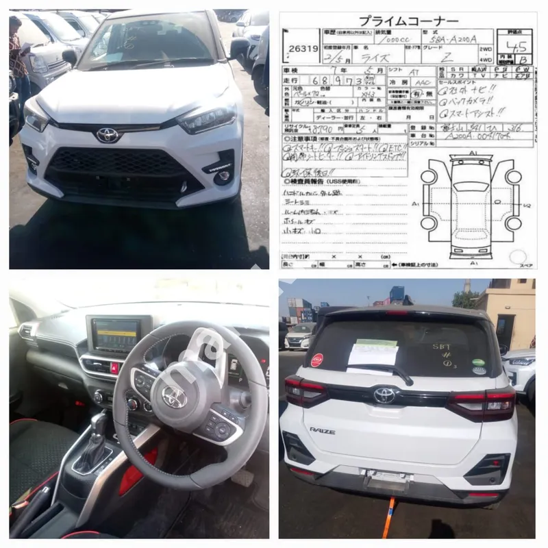 ٹویوٹا رائز زیڈ پیکیج ماڈل 2020