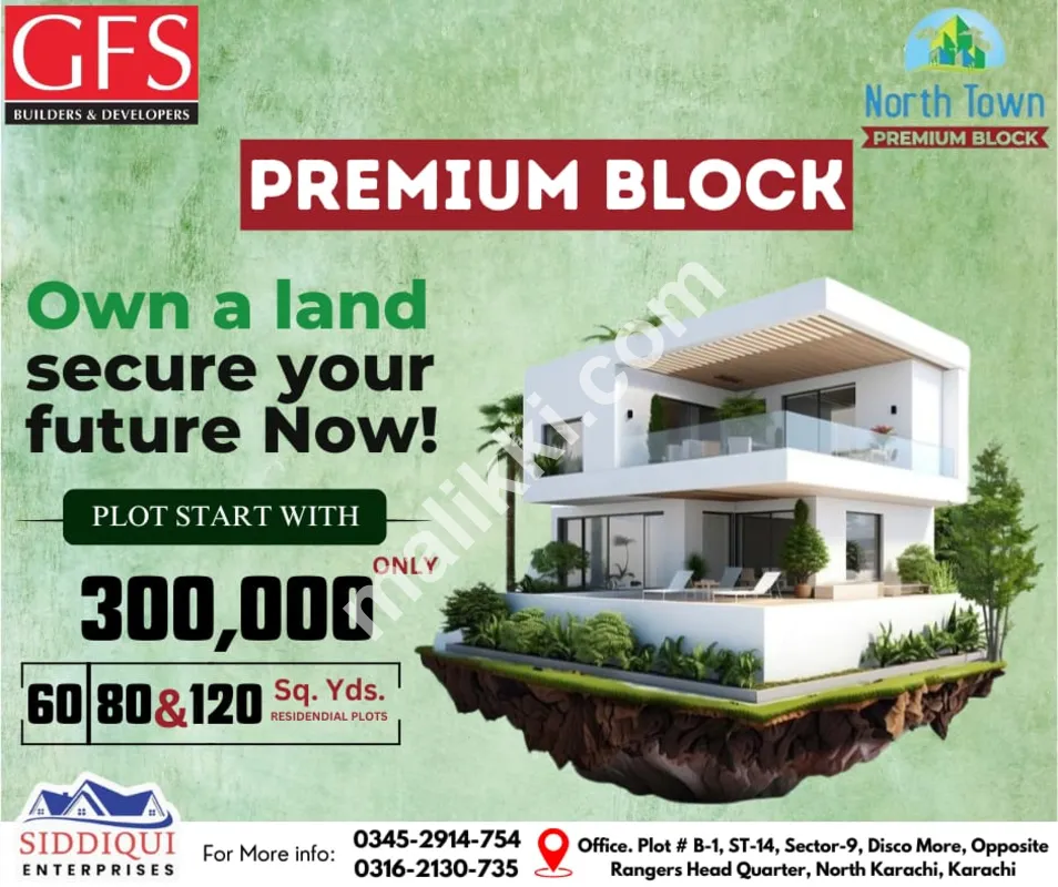 Plots for Sale on installments