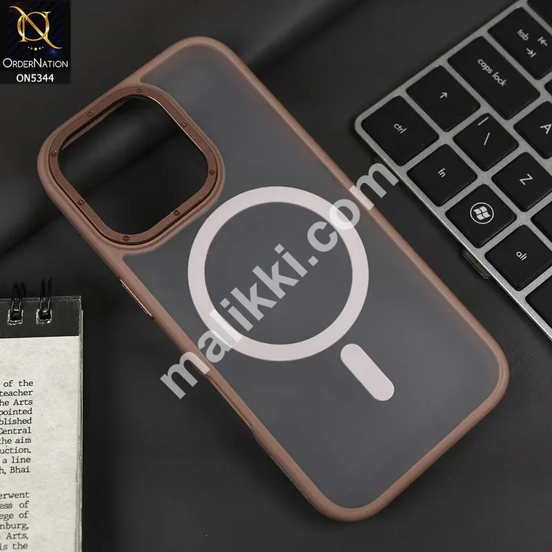  iPhone 16 Pro Cover - Desert Titanium - Premium Soft Matte Case With MagSafe