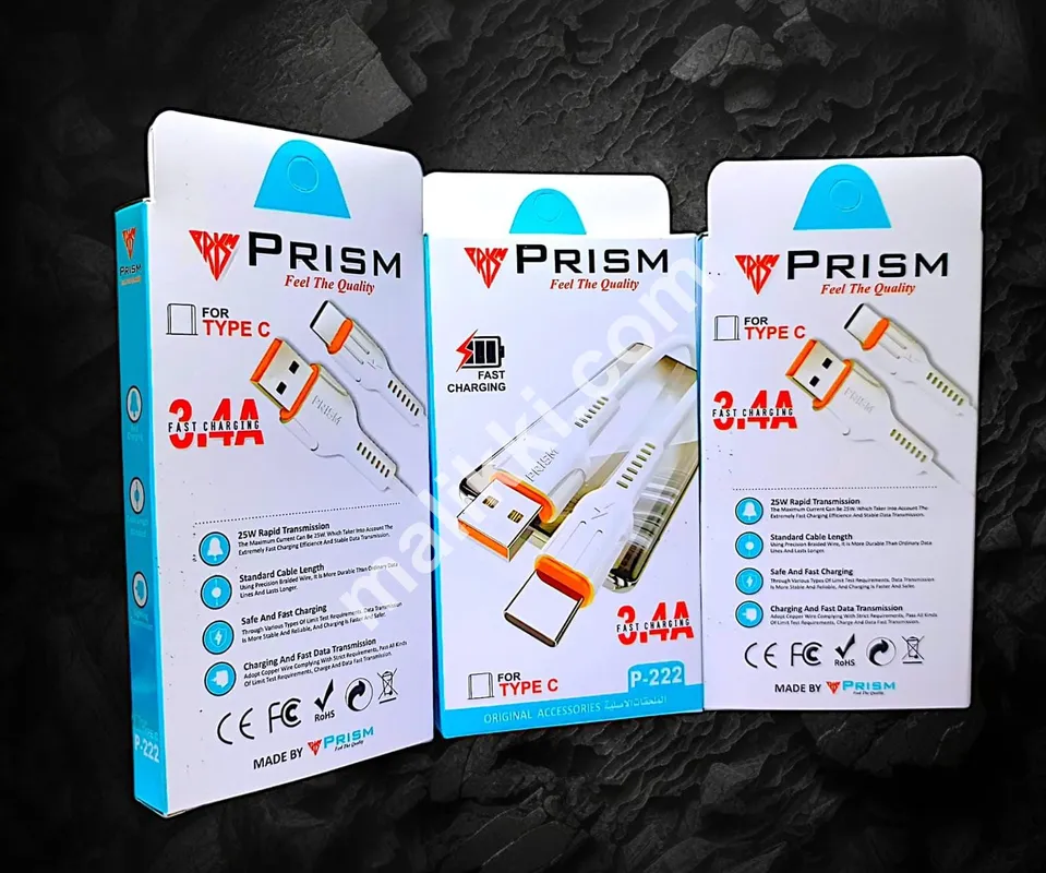PRISM 222 Fast Charging Cable 3.4A