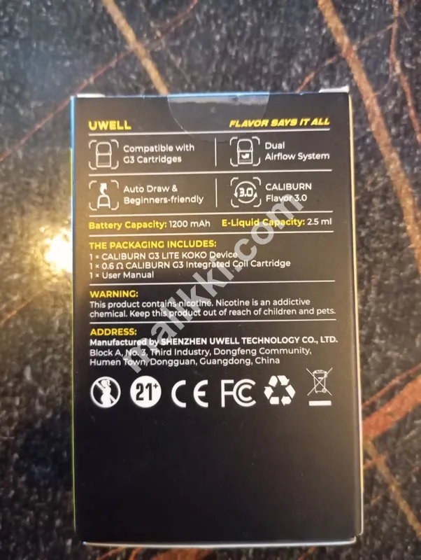 CALIBURE G3 LITE KOKO POD SYSTEM Vape Available For Sale 