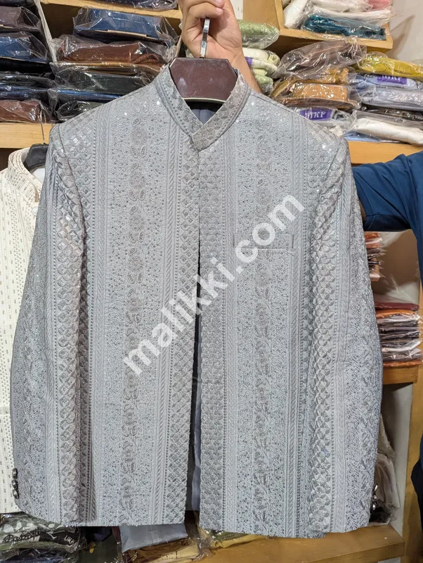 Embroidery Sequence Prince Coat