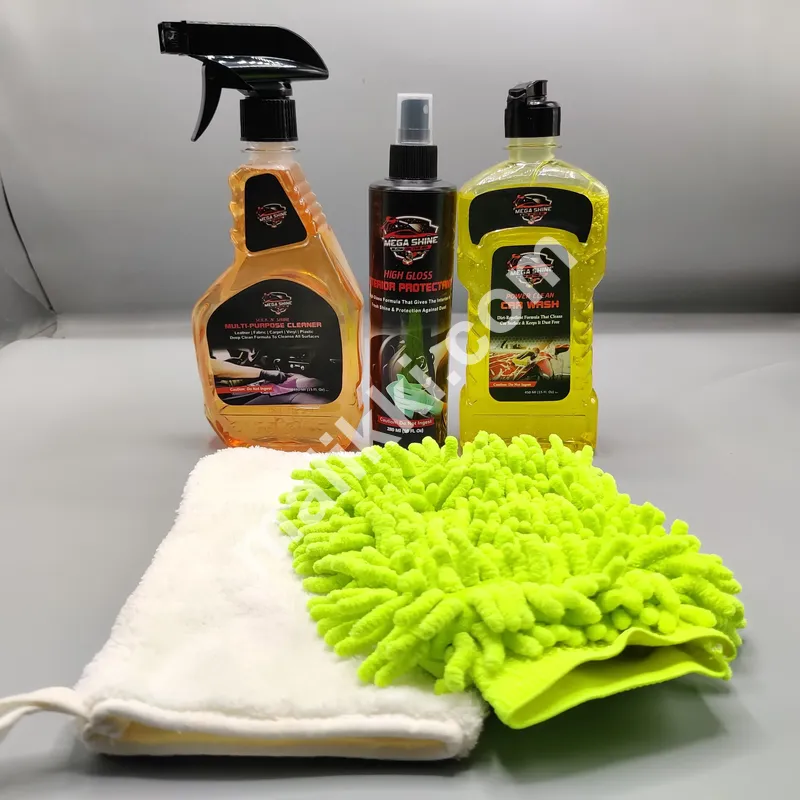 یونیورسل میگا شائن کار ڈیٹیلنگ کٹ 3 ان 1 پیکج