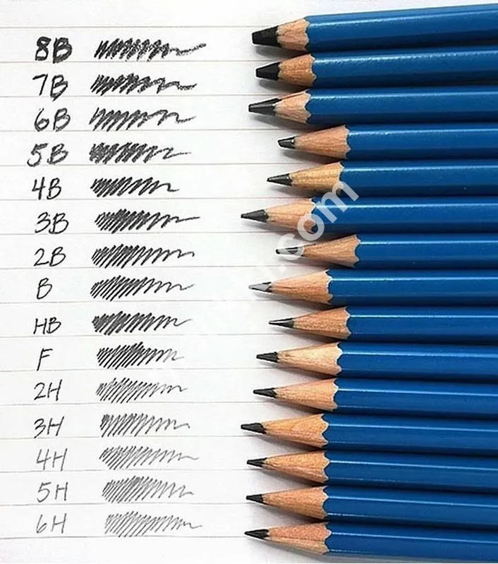 تحریری پنسلیں فروخت کے لیے دستیاب ہیں۔